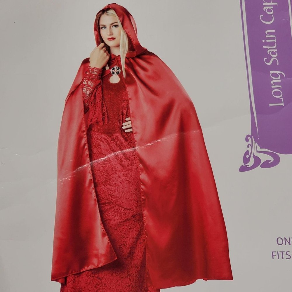 Seasons Cape Costume OS Red